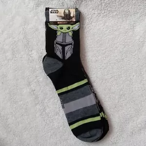 Star Wars The Mandalorian and Grogu 3-Pair Socks New - Picture 1 of 6