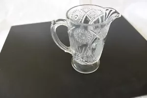 Antique Pressed Glass Pitcher - Picture 1 of 6