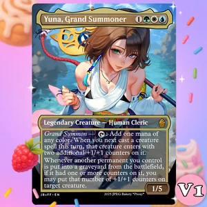 Yuna, Grand Summoner | MTG x Final Fantasy Alt Art Card - Picture 1 of 3