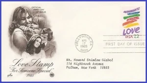 USA5 #2143 ADDR PCS ARTCRAFT FDC Pastello dell'amore - Foto 1 di 1