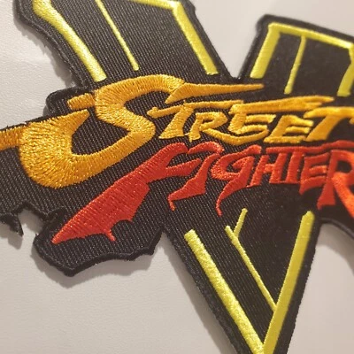 Street Fighter Patch V 5 Rare Embroidered Fabric Nerd Block Exclusive - Image 1 of 4