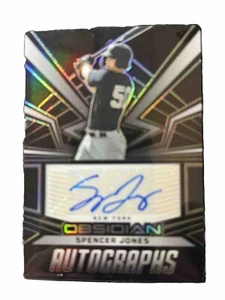 Spencer Jones 2023 Panini Chronicles Obsidian Auto OA-SJ #6 - Picture 1 of 2