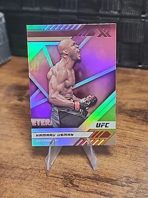 2021 Panini Chronicles UFC Kamaru Usman XR PINK #188  - Image 1 of 2