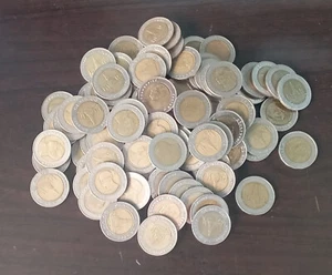 Moneda Tailandia 10 Baht Bi Metal Lote de 100 cada una (Usada) - Imagen 1 de 2