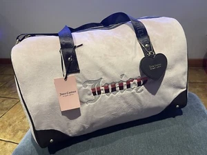 Juicy Couture Blush/Chocolate Retro Vibe Weekender Bag - Picture 1 of 8