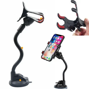 360° Car Windshield Mount Cradle Holder Stand For iPhone Samsung Cell Phone GPS - Picture 1 of 12