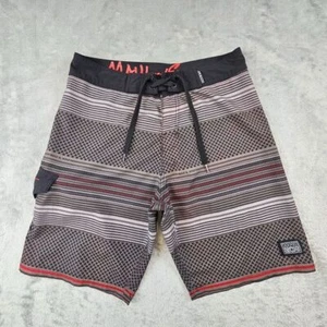 Maui and Sons Board Shorts Para Hombre 32 Multicolor Negro Tiburón 4 Vías Elastizado Natación - Imagen 1 de 10