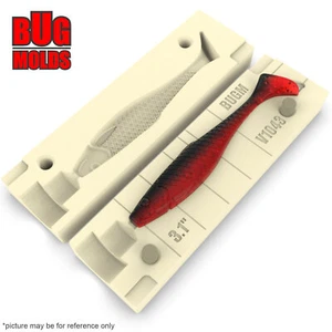 Bait DIY Fishing Mold Soft Plastic Baits Lure Plastisol Bass Kielb - Picture 1 of 6
