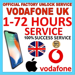DÉVERROUILLAGE POUR iPhone 12 Pro Max 12 Pro 12 mini 12 11 Pro Max Vodafone ROYAUME-UNI UNIQUEMENT IMEI - Photo 1 sur 4