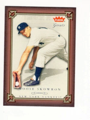 2004 Fleer Greats of the Game Moose Skowron #49 NY Yankees Free Shipping - Image 1 of 2
