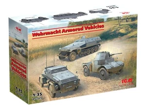 DS3525 ICM Wehrmacht Armored Vehicles Kit 1/35 - Picture 1 of 22