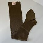 Vintage 50/60s Lisle Nylon Stockings Swingtime Merchandised Sz 9 1/2 Khaki