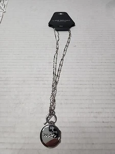 NWT Lane Bryant Silver Wish Charm Magnetic Locket Necklace MSRP $24.95 - Picture 1 of 5