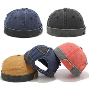 Biker-Caps Für Herren Und Damen Beanies Straßenmütze Beanie Vintage-Mütze > - Picture 1 of 16