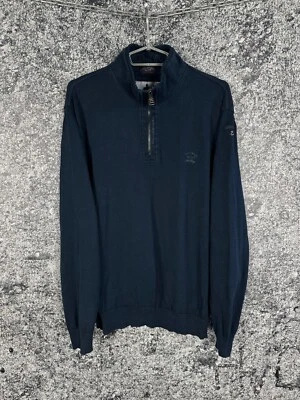 Para hombres Paul Shark 1/4 Cremallera Ancla Pullover Tretagne Sudadera Cuenca Talla XL Foto 1 de 4