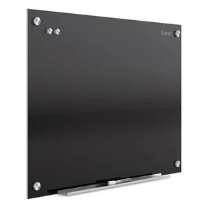 Quartet G2418B Infinity Magnetic Glass Marker Board 24 x18 Black - Picture 1 of 5