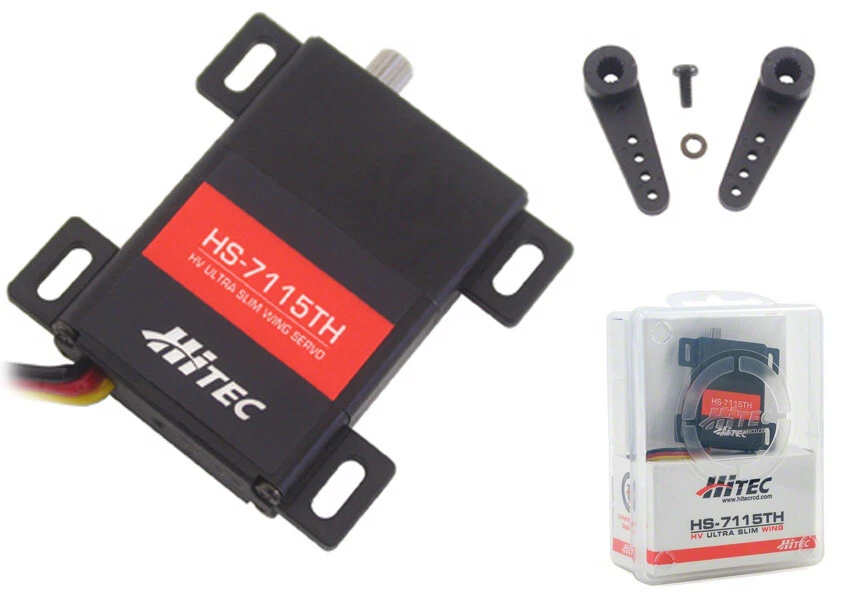Hitec HS-7115TH HV Ultra Slim Titanium Gear Servo 37115S HS7155/7155/715TH - Image 1 of 1