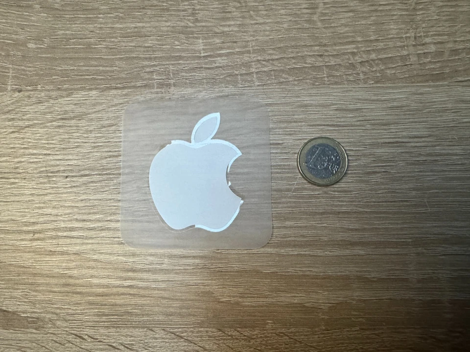 Apple Logo Sticker Größe 5,5 x 4,5 cm - Bild 1 von 1