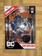 McFarlane   CAPTAIN COLD 7    FIGURE WITH THE FLASH COMIC  PAGE PUNCHERS    INSTK