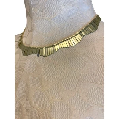 LOFT 19" Collar Distintivo Articulado Tono Dorado Onda Nuevo Foto 1 de 4