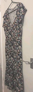 Boden Floral Stretch Jersey  Sleeveless Maxi Dress Size 10 Petite  - Picture 1 of 4