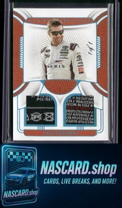 2023 National Treasures Carl Edwards Dual Race Used Firesuits Laundry Tags #1/1 - Picture 1 of 2