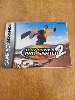 Tony Hawk's Pro Skater 2 Nintendo Game Boy Advance Manual Only - Image 1 of 2