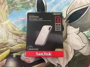 SanDisk 2TB Extreme Portable SSD High Speed Storage. NEW SEALED - Photo 1/2