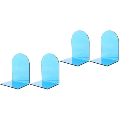  2 Count Buchständer Transparent Büro -Buchend Tragbarer Staffeleiständer - Bild 1 von 4