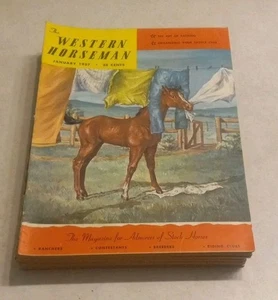 The Western Horseman Magazine 1957 Complete Year (12 issues) - Picture 1 of 11
