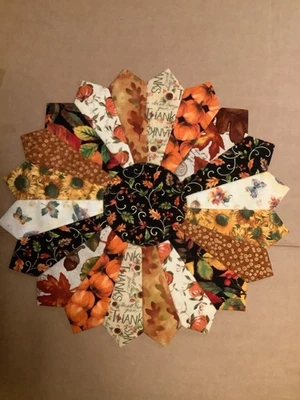 "Mesa acolchada hecha a mano de 15"" multi otoño cosecha granja, estera para velas, NUEVO Foto 1 de 3