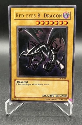 Red-Eyes B. Dragon LOB-E056 Ultra Rare Unlimited Legend of Blue Eyes YuGiOh - LP - Image 1 of 2
