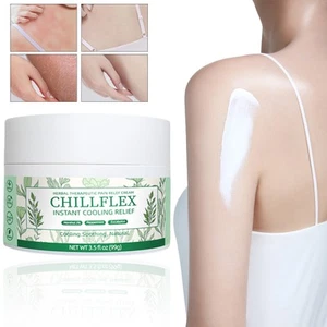 CHILLFLEX Crema Calmante de Mentol Actividades Articulares en Todo el Cuerpo 3.5oz Nueva - Imagen 1 de 7