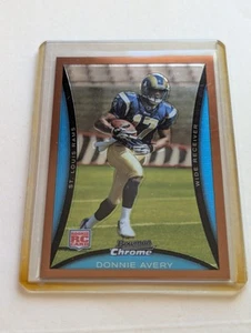 2008 Topps Bowman Chrome Bronze - Donnie Avery RC #BC87 303/329 - Picture 1 of 2