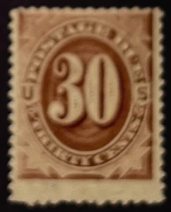 US #J6 30c POSTAGE DUE MOGH cv $350 - Picture 1 of 2