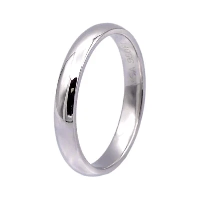 Van Cleef & Arpels Tendrement Platinum 3mm Wedding Band Ring Size 6.75 - Image 1 of 4