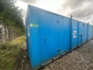 32FT Portable Site Office Cabin Canteen Toilet Unit - Picture 1 of 16