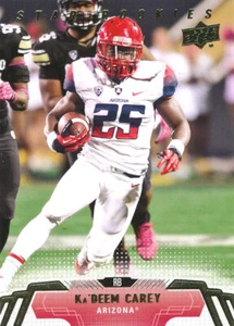 Cubierta superior Ka'Deem Carey SP-RC OSOS Arizona Wildcats - Imagen 1 de 1