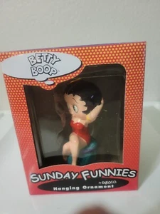 Vintage Betty Boop Sunday Funnies Ceramic Hanging Ornament Pose RARE - Picture 1 of 6