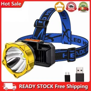 Tragbarer LED-Scheinwerfer für Nachtangeln, wiederaufladbar, wasserdicht, USB-St - Photo 1/8