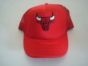 CHICAGO BULLS TRUCKER    SNAPBACK 00S 90S GOLF BEACH HAT CAP VINTAGE R3 - Picture 1 of 5