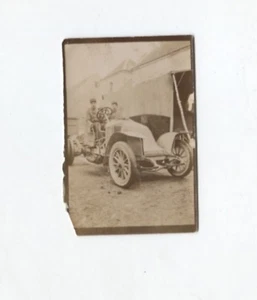 N°10853 / Photo  voiture de sport ou tracteur routier militaire ?? 1908-1918 - Imagen 1 de 1
