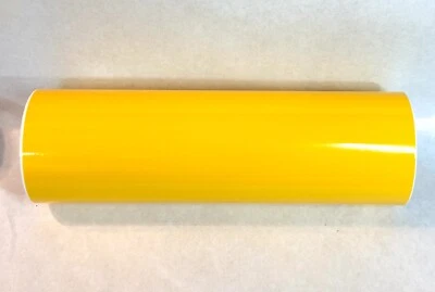 Yellow - Stahls - New - Permanent P.S. Sign Vinyl 12"W x 10 yards 30' long - Image 1 of 2