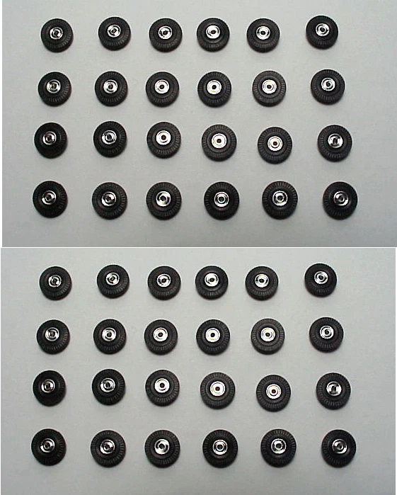 BUJES T-JET 24 PR HO SLOT CAR CON NEUMÁTICOS NUEVOS. DE MODELISMO MOTOR Foto 1 de 1