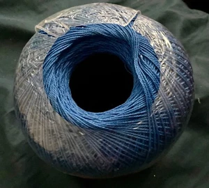 SOUTH MAID CROCHET THREAD 350 YDS/ PATRIOTIC BLUE/PRICED LOWER THAN COMPETITORS! - Picture 1 of 6