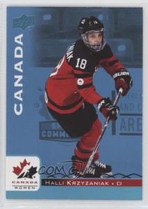 2017 Upper Deck Team Canada Juniors Blue Spectrum Halli Krzyzaniak #27