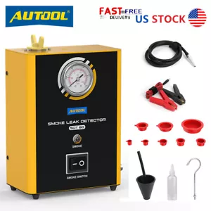 AUTOOL SDT60 Car EVAP Smoke Machine Smoke Leak Detector Pipe Diagnostic Tester - Picture 1 of 16