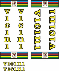 Adesivi telaio VICINI Classic Bike '70 - Imagen 1 de 1