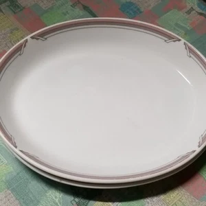 United Airlines Noritake China 1ª Clase Placa 7" Juego de 2 Patrón Connoisseur - Imagen 1 de 4