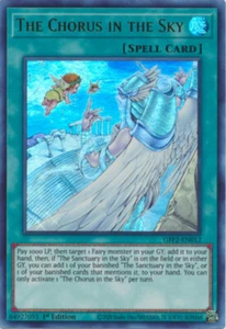 YGO-3x-Near Mint-The Chorus in the Sky - GFP2-EN012 - Ultra Rare - 1st Edition-G - Picture 1 of 1